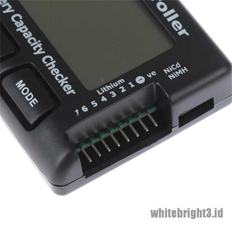 &lt; White3 &gt; 1Pc controller Kapasitas Baterai Digital Untuk NiMH Nicd LiPo LiFe