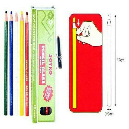 

Pencil Glass Pensil Kaca Warna Joyko PG-100