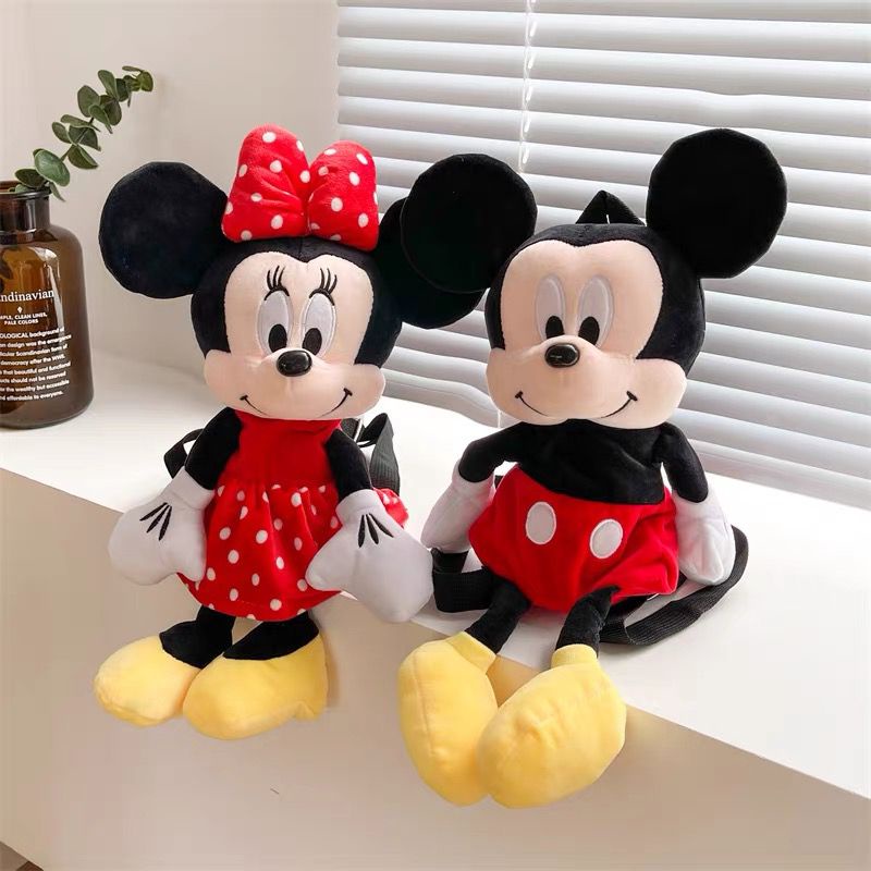 TAS RANSEL BONEKA MICKEY MINNIE MOUSE BACKPACK BAG IMPOR ANAK DAN DEWASA