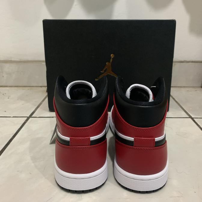 MURAH AIR JORDAN 1 MID CHICAGO BLACK TOE ( LOW ROYAL BLUE TOE, OBSIDIAN,BRED
