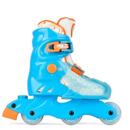 Sepatu Roda Anak Set Lengkap Inline Skate Anak M-cro (Micro) Future Blue