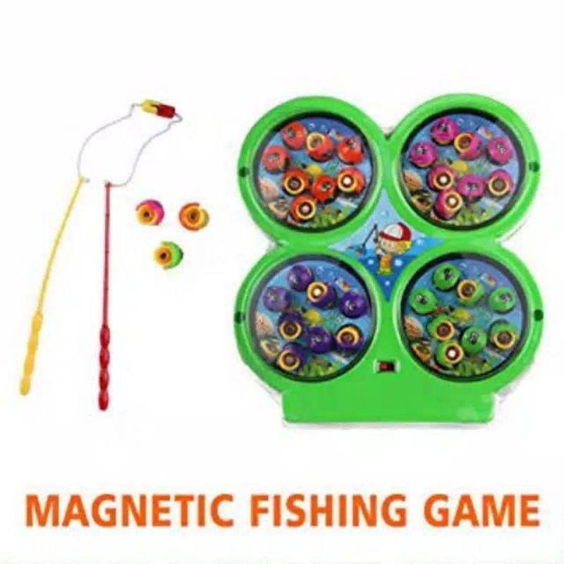 MAINAN PANCING IKAN 4 KOLAM FISHING GAME