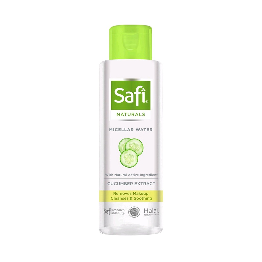 Safi Naturals Micellar Water with Cucumber 100ml - Pembersih Wajah