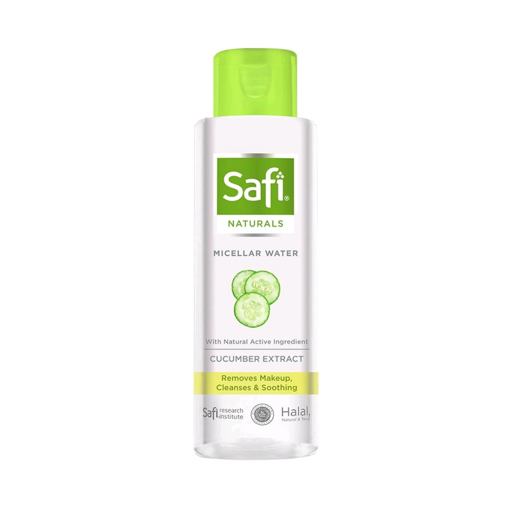 Safi Naturals Micellar Water with Cucumber 100ml - Pembersih Wajah