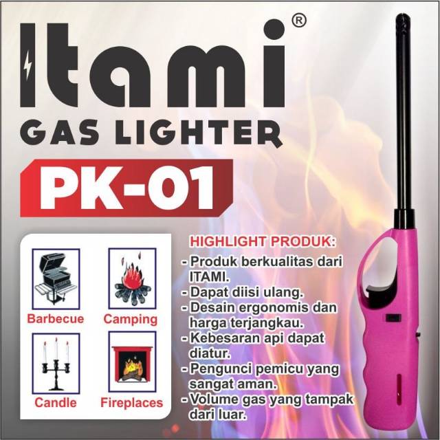 Pemantik gas/Korek Gas leher panjang sesuai untuk Kompor