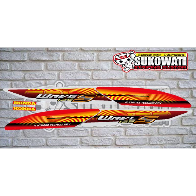 STRIPING WAVE 125 SUPRA X 125