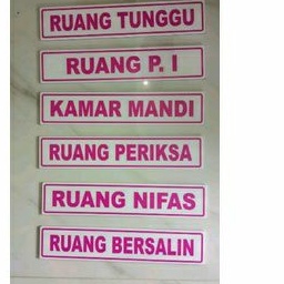 

sign label akrilik custom uk 30x6