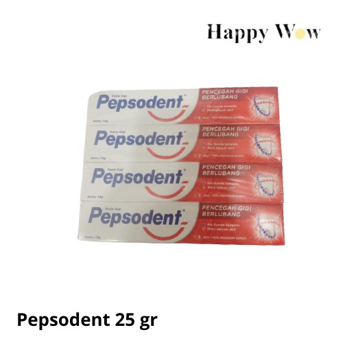 Pepsodent White 25 grPencegah Gigi Berlubang / Pasta Gigi Pepsodent 25 gr