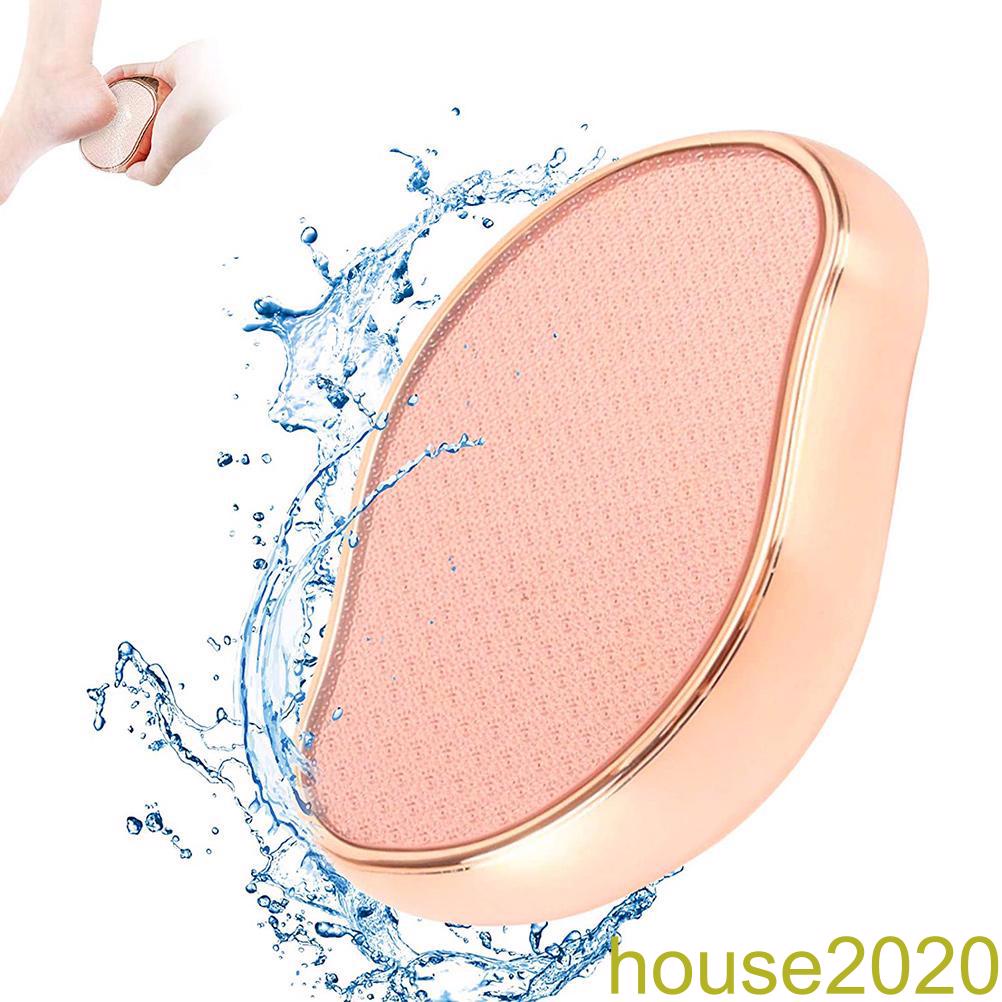 [house]2 IN 1 Foot Care Tool  Nano Glass Foot File Waterproof Portable Pedicure Foot File Callus Remover