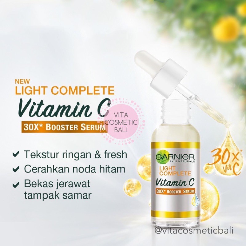 Garnier Light Complete Vitamin C 30x Booster Sachet Serum Skin Care