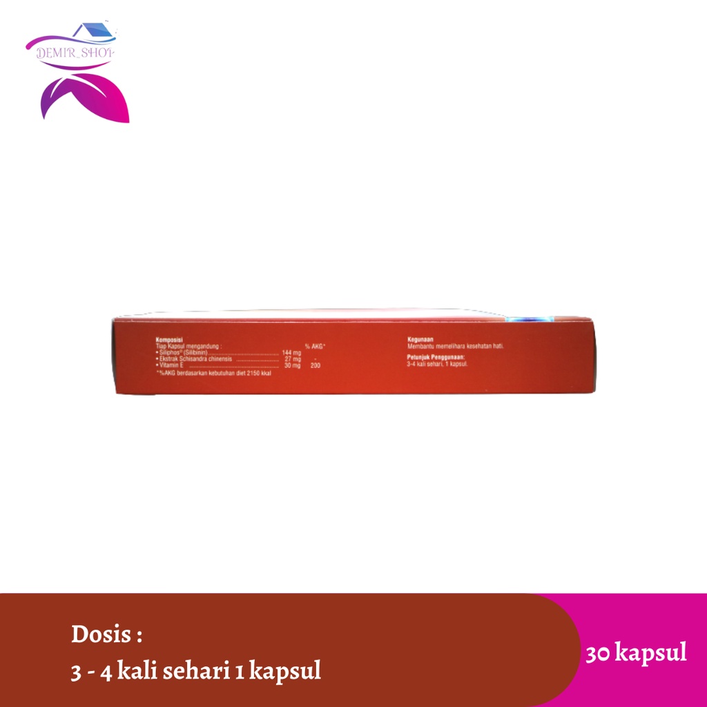 Hepamax 30 Kapsul Suplemen Kesehatan Fungsi Hati