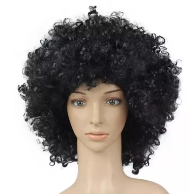 Wig rambut kribo pria / wanita wig pesta wig Halloween