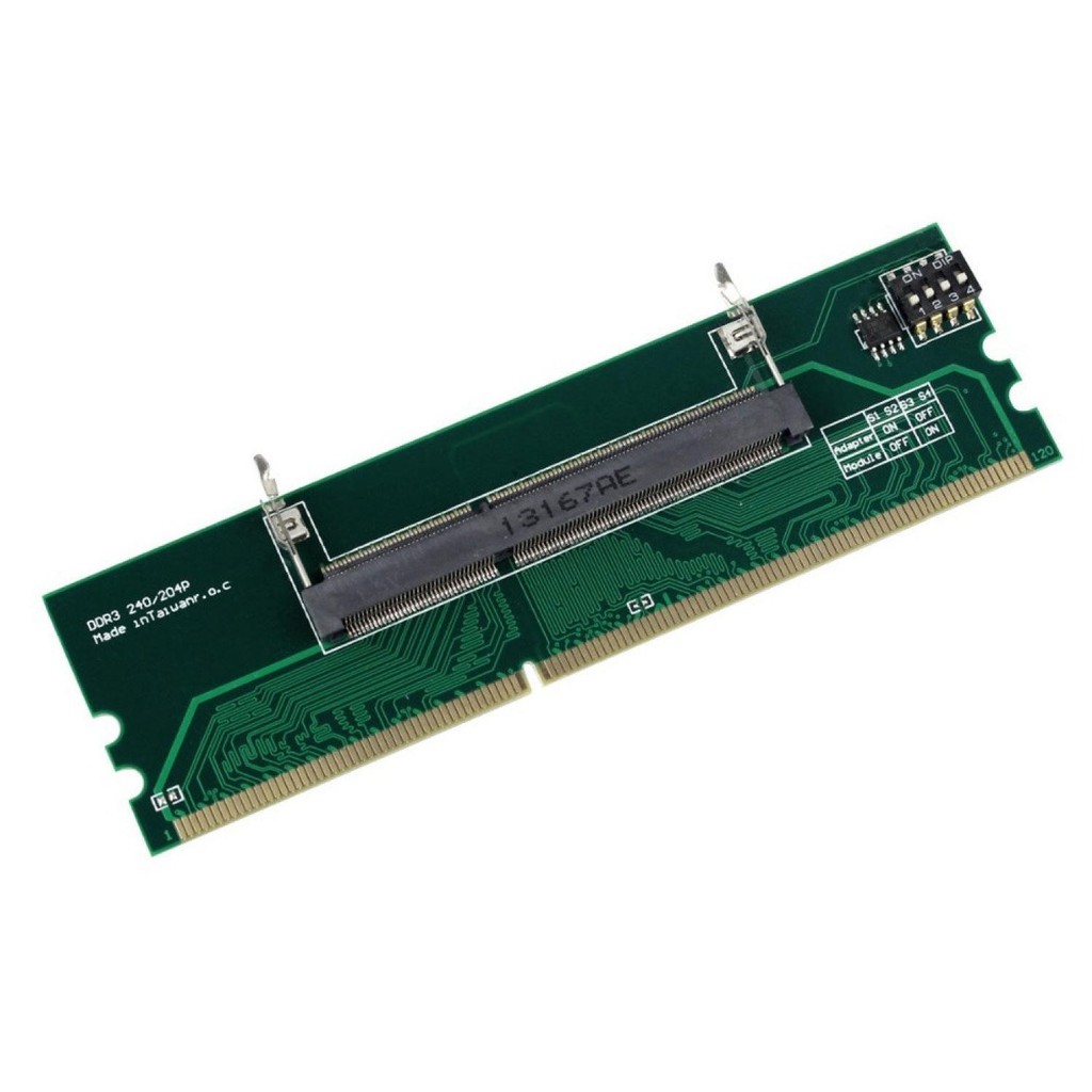 Bayar Ditempat SODIMM DDR3 Laptop To DIM DDR3 Desktop RAM Adapter Converter - STD