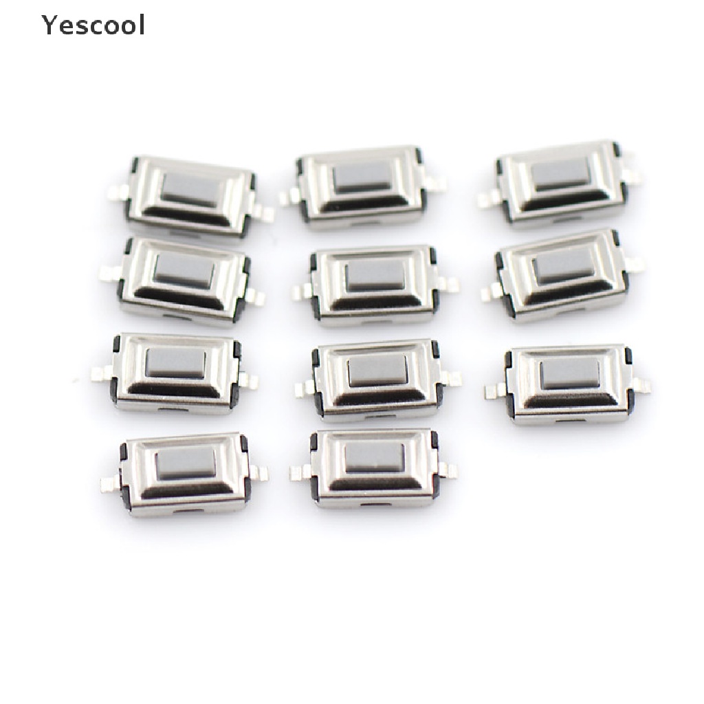 Yescool 20pcs / set Saklar Micro Switch 2 Pin Ukuran 3x6 X 2.5mm