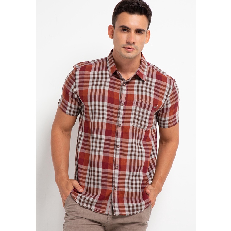 Kemeja Watchout Casual ORIGINAL 58229 Baju Hem Pria Cowok