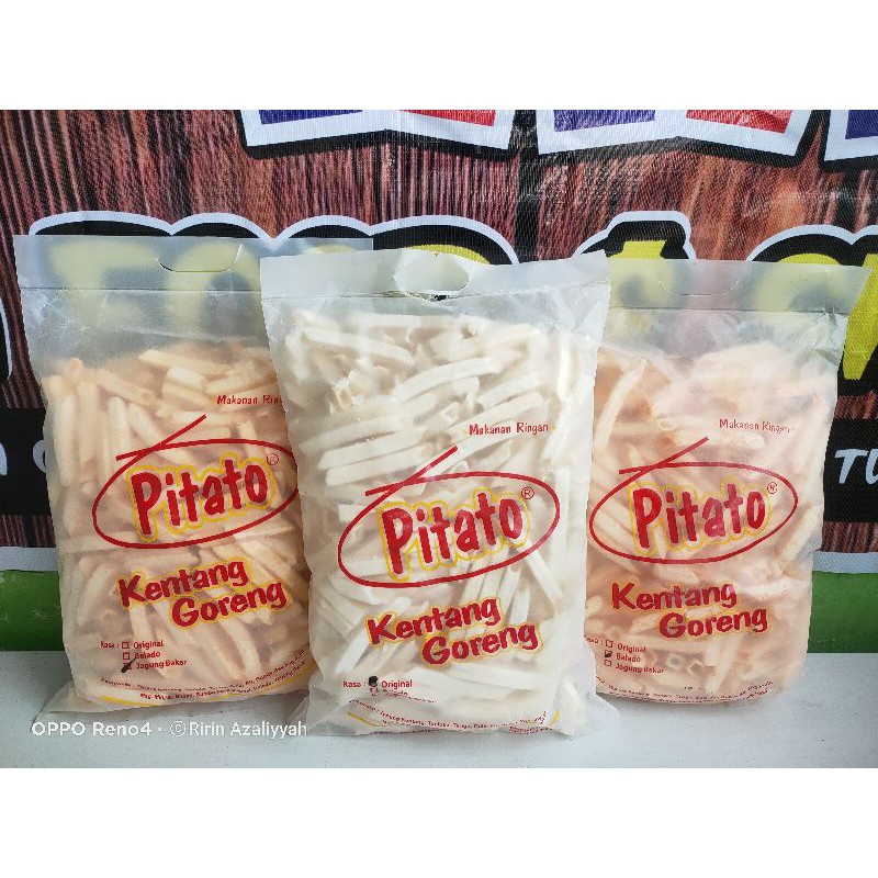 

PITATO French fries rasa / pitato potato / kentang goreng snack 250gram