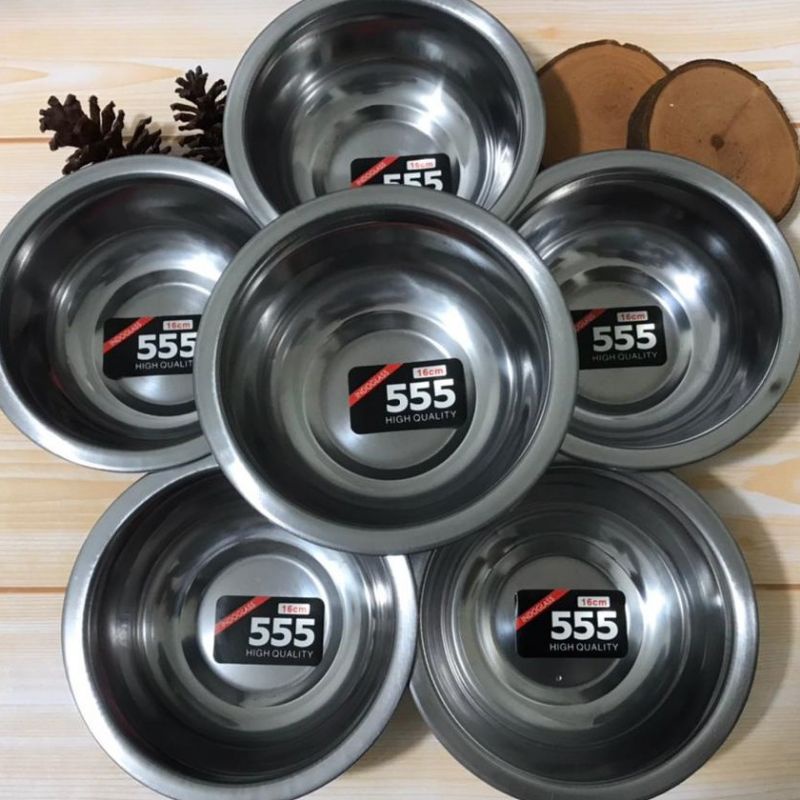 ( KHUSUS JAWA ) Mangkok Baskom Kobokan Stainless 555