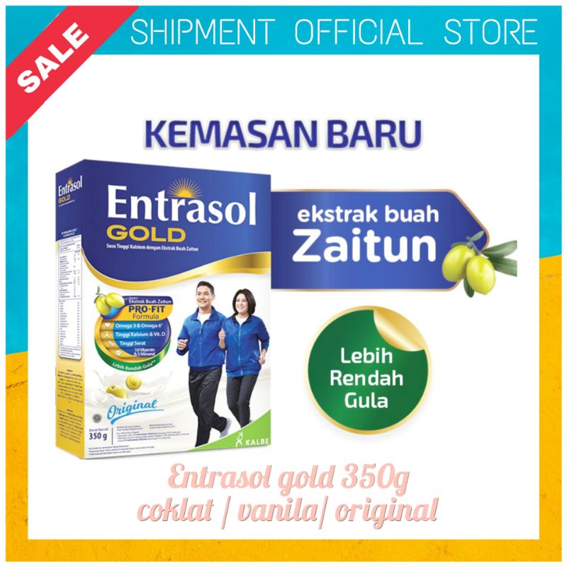 

SHIPMENT - ENTRASOL 340 GOLD PLAIN TAWAR VANILLA COKLAT KALBE