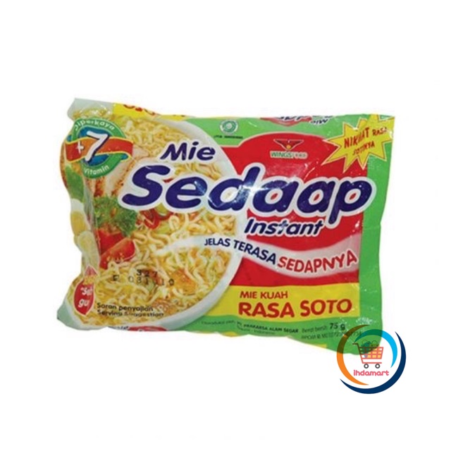 Mie Sedaap Soto 75 gr (Isi 10 pcs)