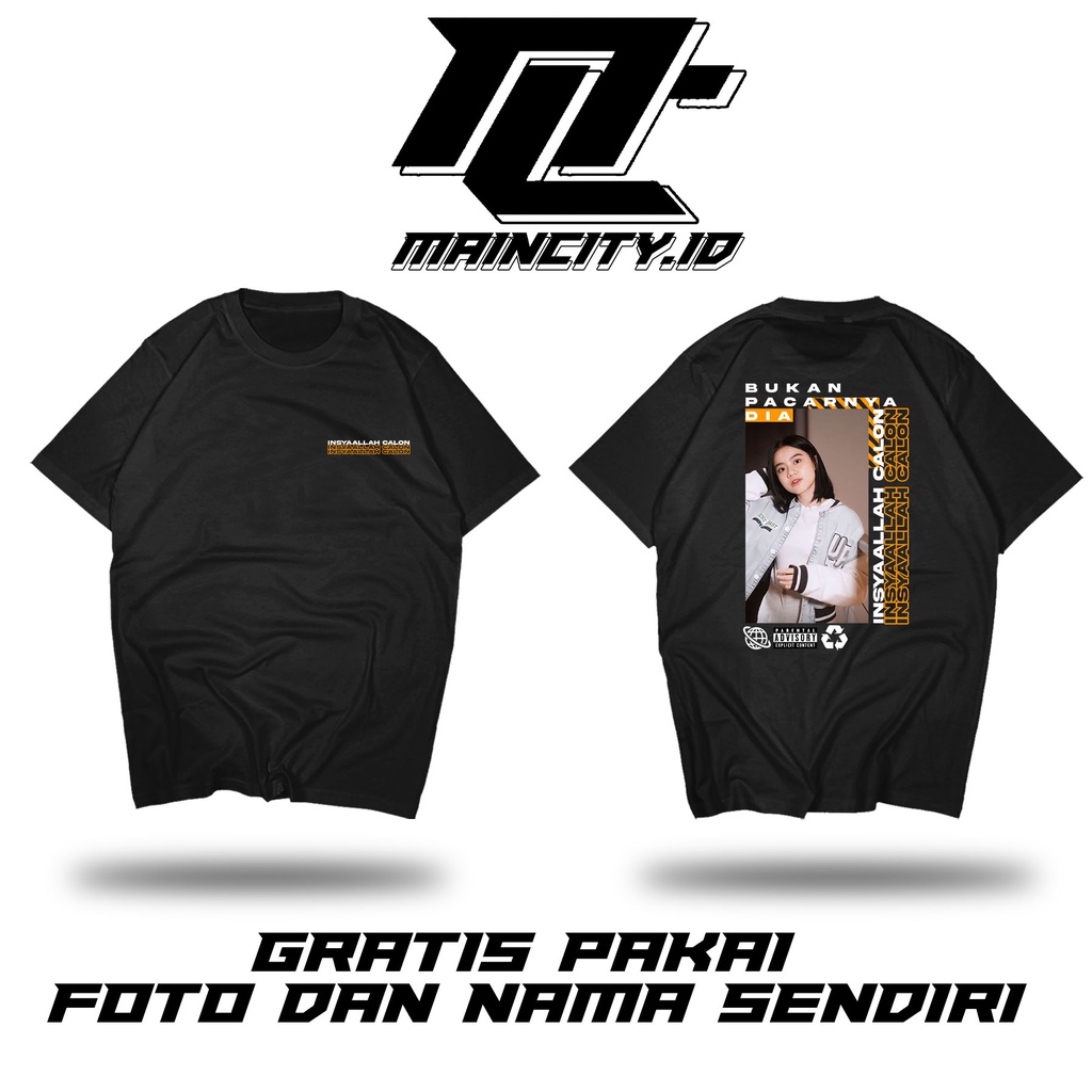 Baju Sablon Custom Foto Sendiri Kaos Sablon Foto Satuan Kaos Pria dan Wanita Distro kaos aesthetic m