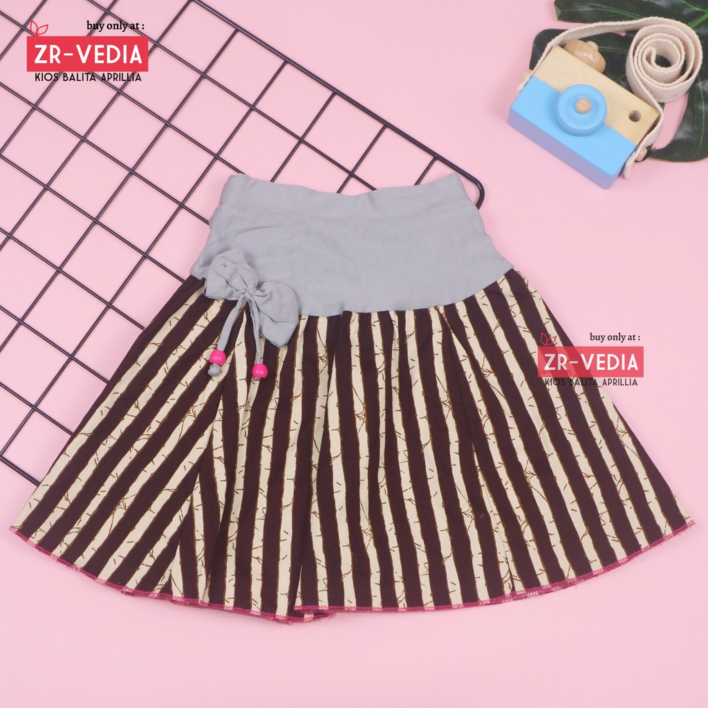 Rok Batik Anak uk. 1-2 Tahun / Rok Anak Perempuan Murah Skirt Pendek Polos Motif Kaos Baju Lucu