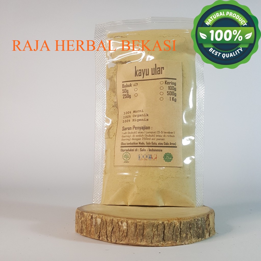 

[BISA COD] KAYU ULAR BUBUK 500 GRAM - Strychnos Lucida - MURNI - JSR - REMP