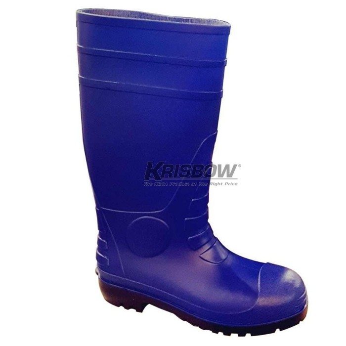 Safety Boots With Steel Midsole Krisbow/ Sepatu Boot Proyek Warna Biru