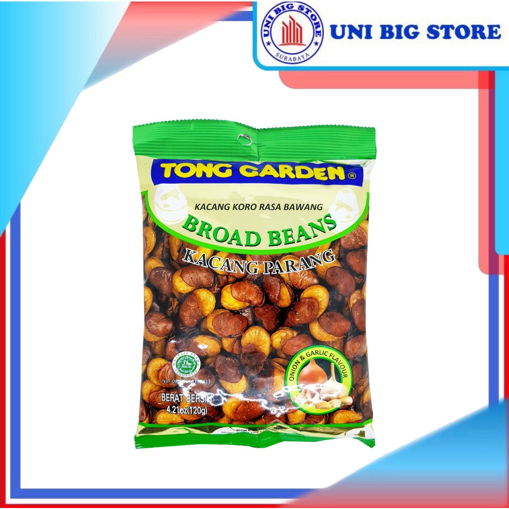 

Tong Garden Onion Garlic Broad Beans 120 gr Kacang Koro Rasa Bawang Putih