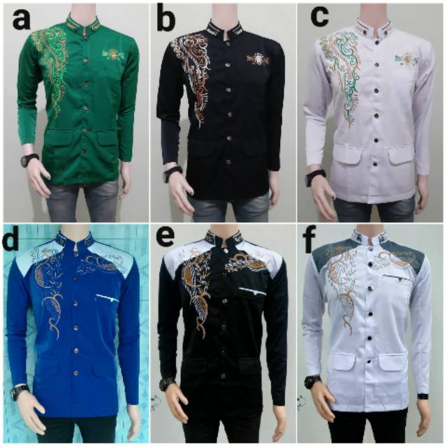 Jasko bordir modern kombinasi | jasko hijau NU | Jasko Murah Mewah