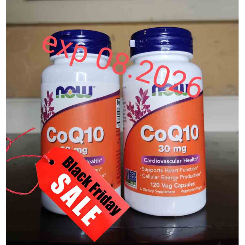 NOW CoQ10 30 mg 60 capsules q10 Q10