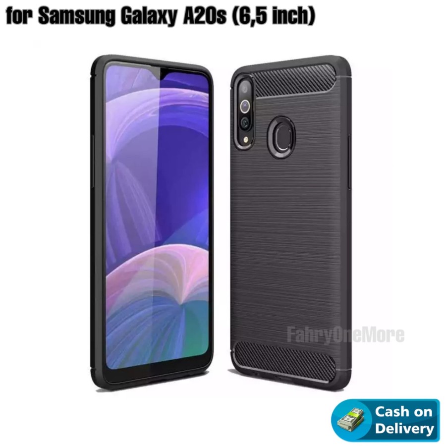 Case Samsung A20s Premium Carbon