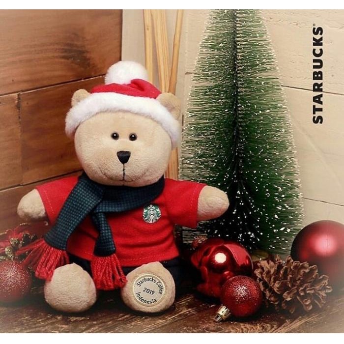 Starbucks Indonesia Bearista Bear Christmas Deer or Santa 2019