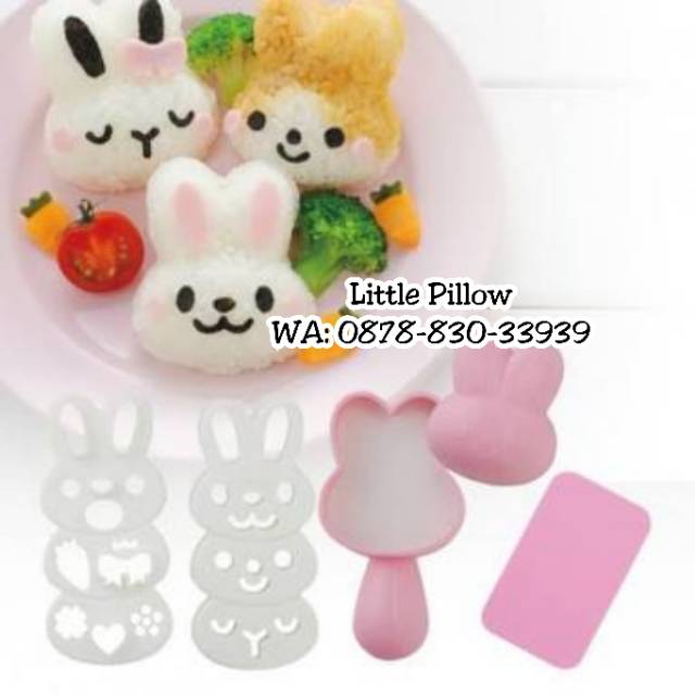 (MIMY BENTO) Bento Rice Mold Mimy Bunny/Cetakan Nasi Karakter Bento/Cetakan Bento