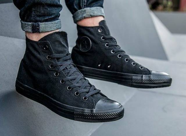 converse black high top shoes