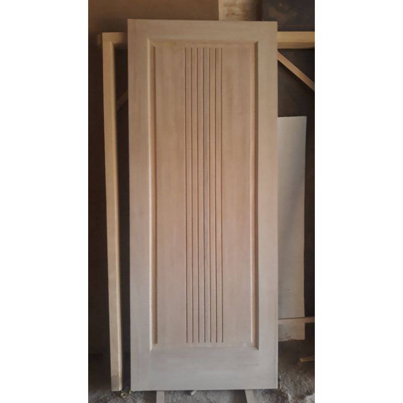 Kusen+pintu kayu mahoni 90x200