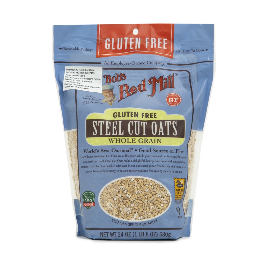 

Bob's Red Mill Gluten Free Steel Cut Oats 680 gr