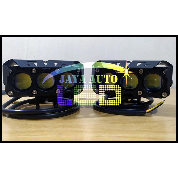 Lampu Tembak Laser D2 Hi Low | Foglamp Laser Led | Mini Driving Light