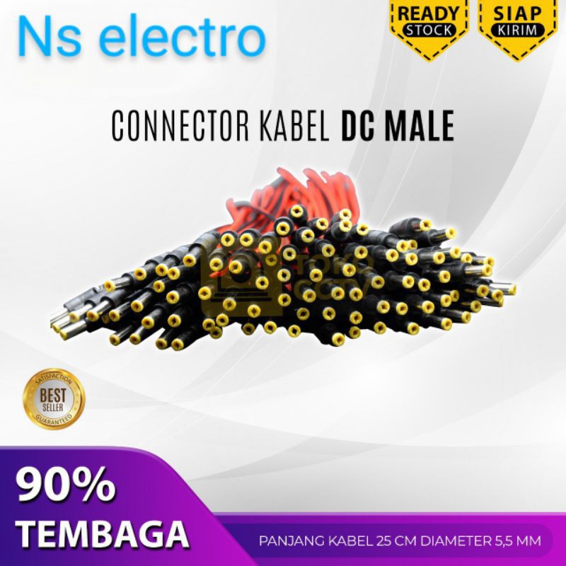 kabel dc male