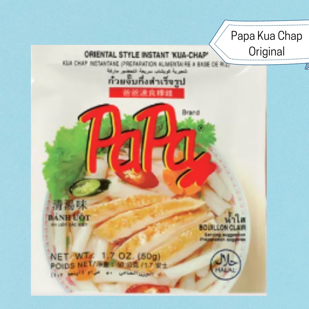 

Papa Kuachap Original / Papa Kuachap Instant / Kwetiau Thailand 50gram