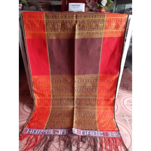 ULOS PENGANTIN ULOS HELA MOTIF RAGI HOTANG MARON SIDI MERAH