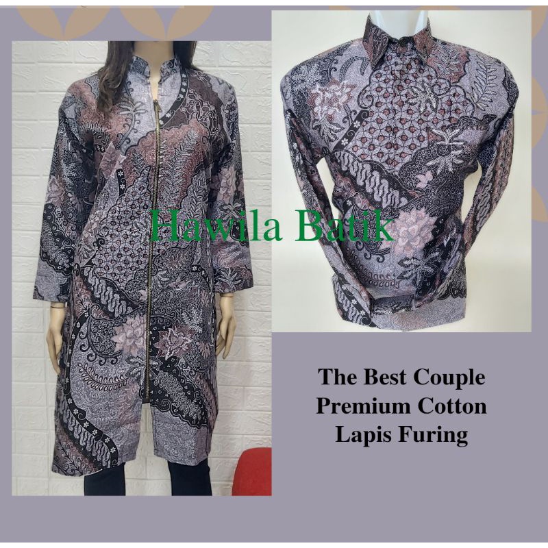 Couple Batik Kemeja dan Tunik Kualitas Premium