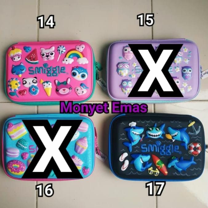 

Kotak tempat pensil smiggle hardtop hardcase original pencil case