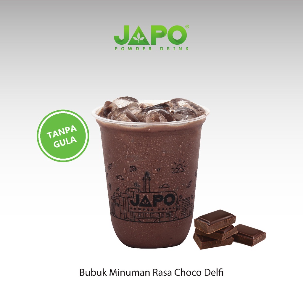 

JAPO Bubuk Minuman Cocoa Mix Plain Tanpa Gula 1 Kg