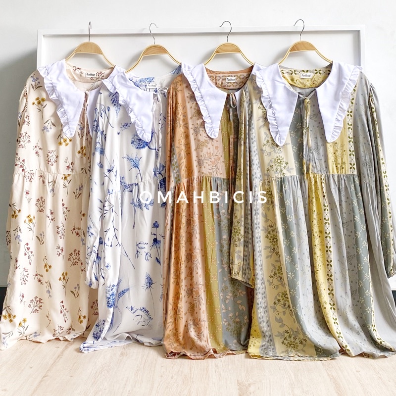 Daisy Raya Tunik - Tunik Lebaran- Tunik rayon -collar tunic- Collar tunik