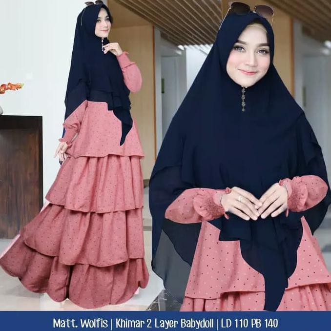 Baju Muslim Wanita Gamis Syari Pesta Maxi Salsabila Premium Terbaru
