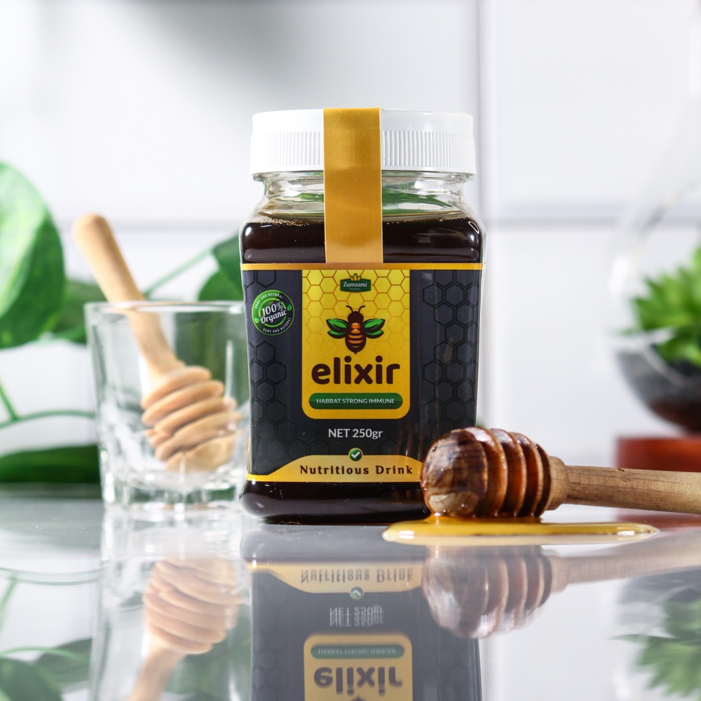 

Madu Elixir Habbat Strong Immune 250gr | Pure Honey Habbattusauda Asli