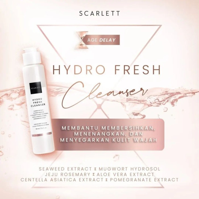 Scarlett Whitening Age Delay - Hydro Fresh Cleanser