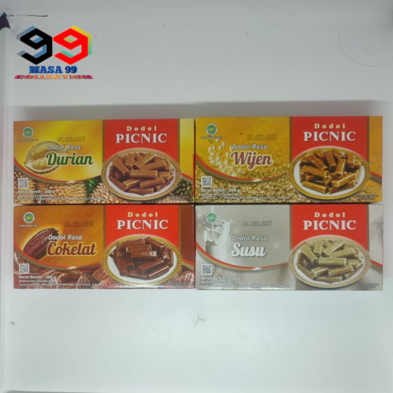 Dodol Garut PICNIC 200gr / Dodol Picnic Original Kualitas Super Duper Mantap