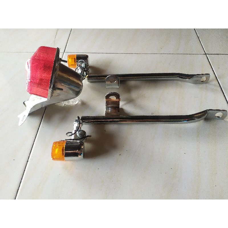 Paket hemat begel panjang set reting bornfree bulat set stoplam cb