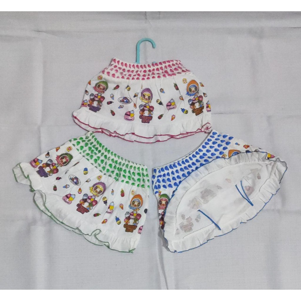 Rok celana bayi bahan katun boboko